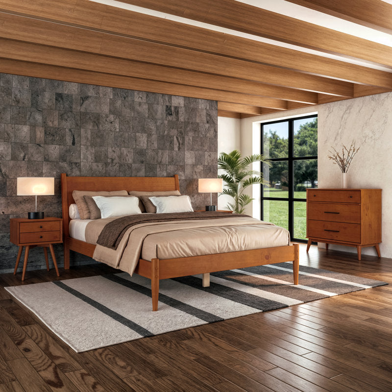 Grady Solid Wood Platform Bed