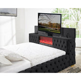 Upholstered TV Bed