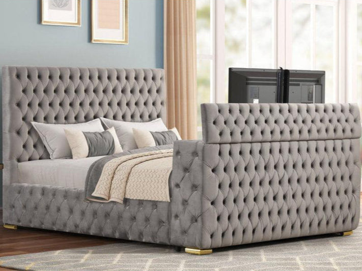 Upholstered TV Bed