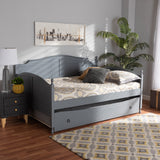 Angeleana Solid Wood Guest Bed with Trundle